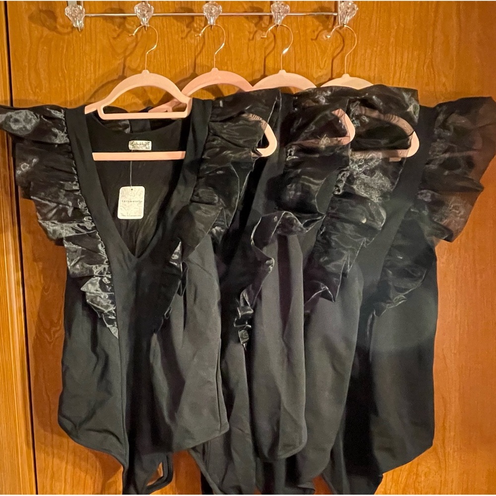Free People Paper Planes Bodysuit / Black NWT M, L, XL - Picture 9 of 14